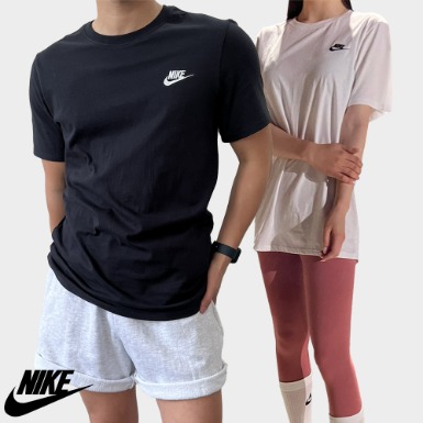 [Nike]나이키 클럽 로고 반팔 티셔츠 (2color) - 놈코어
