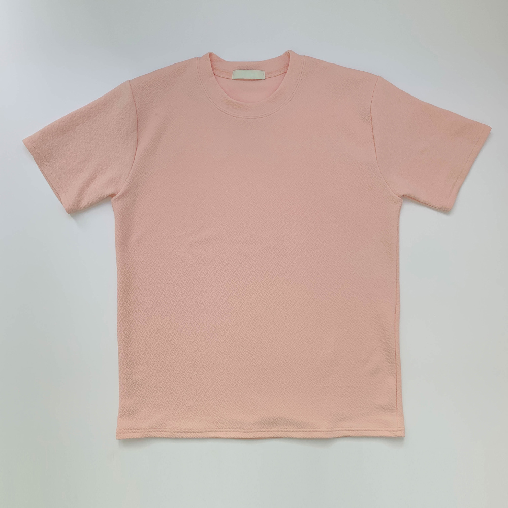 반팔 티셔츠 크림 색상 이미지-S1L205