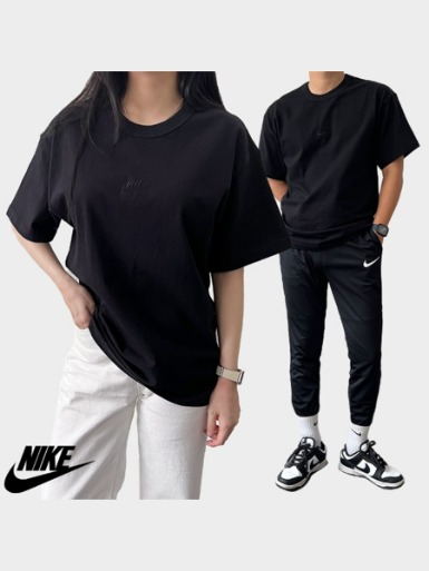 [Nike] [한정수량] 나이키 프리미엄 에션셜 오버핏 반팔 티셔츠(3color) - 놈코어