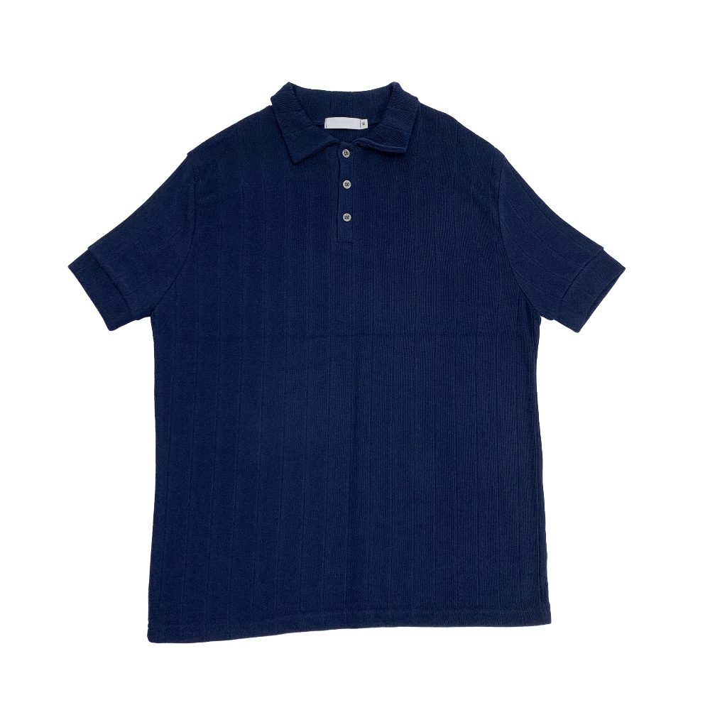 반팔 티셔츠 네이비블루 색상 이미지-S1L56